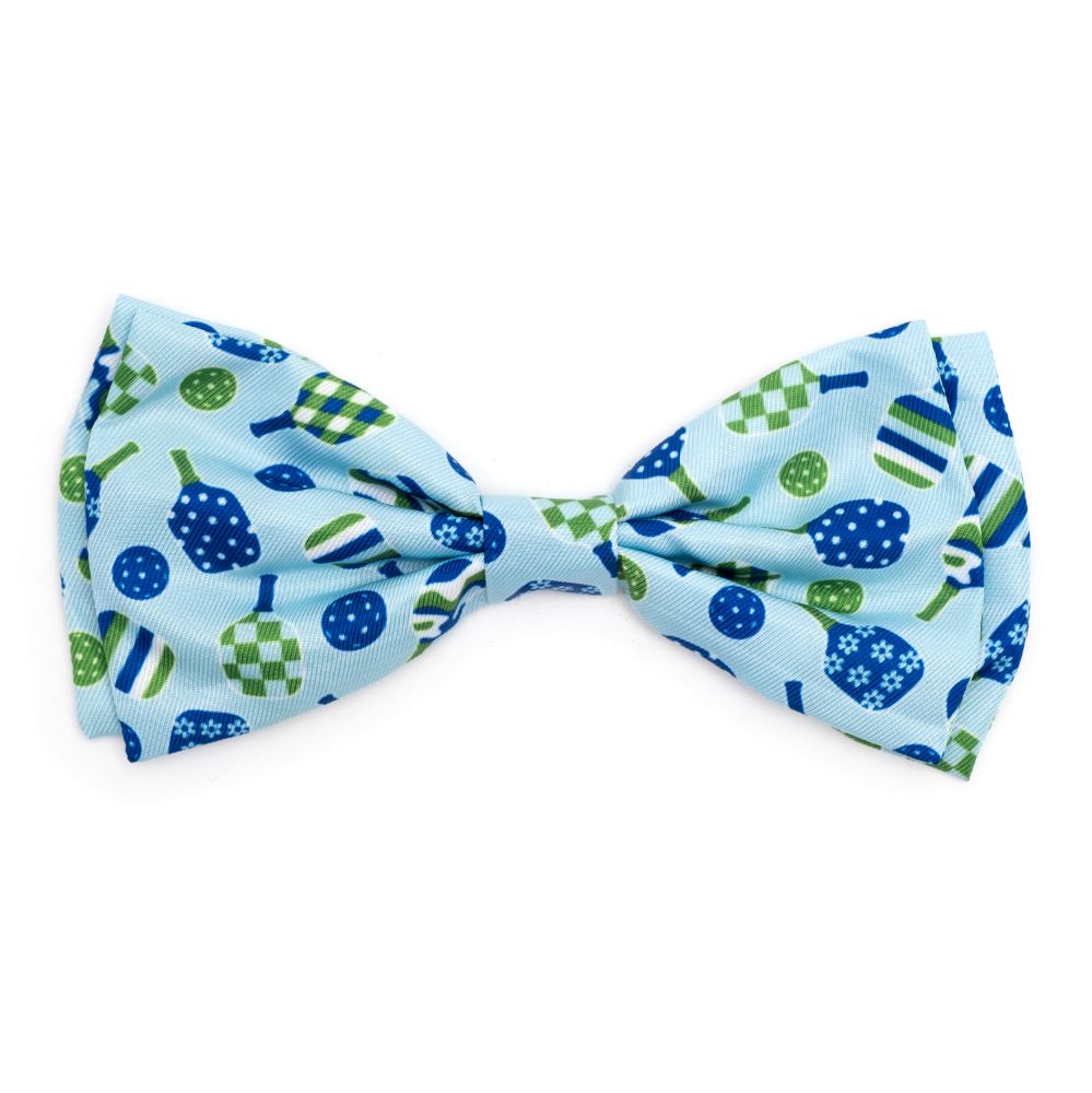 Stylish Blue Pickleball Bow Tie for Men & Women - Perfect for Pickleball Tournaments, Parties & Casual Wear