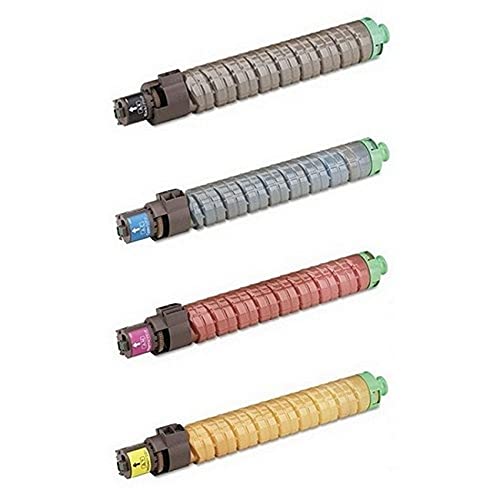 Savin MP-C2003 MP-C2004 MP-C2011 MP-C2503 MP-C2504 Compatible Toner Cartridge Combo Pack (Black Cyan Magenta Yellow) - High Yield Replacement for MP-C2503H (892BCMY) - Perfect for Office Printing & High Volume Document Copying