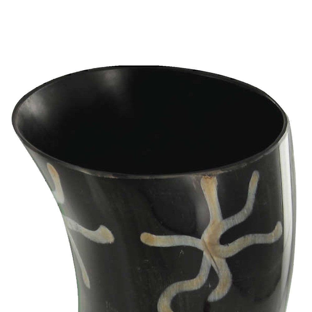 Viking Drinking Horn Mug - Authentic Armory Replicas Earth Essence Medieval Goblet for Mead & Ale | Perfect for Renaissance Fairs, LARP Events & Medieval Themed Parties