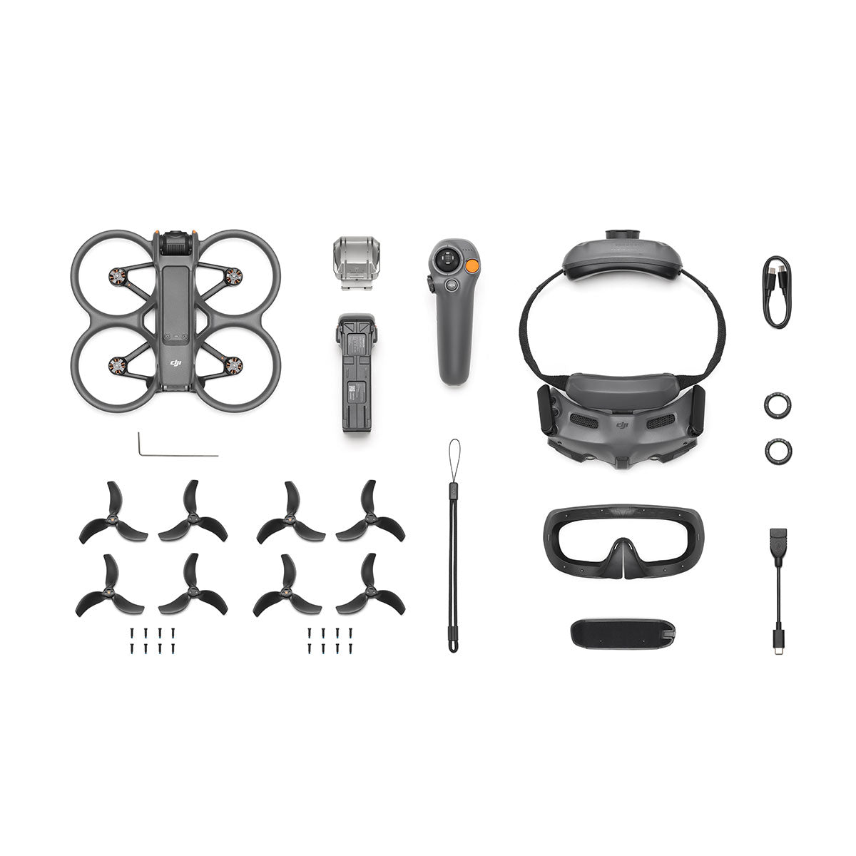 DJI Avata 2 FPV Drone Fly More Combo with Single Battery - 4K HD Camera, 34 Mins Flight Time, Lightweight Foldable Drone for Aerial Photography & Videography - Perfect for Travel, Adventure & Content Creation