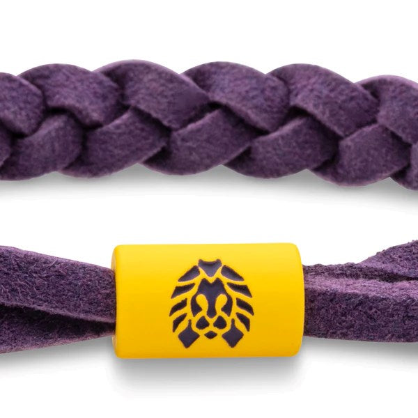 Rastaclat Rail Grind Bracelet - Adjustable M/L Size - Purple Wristband for Skateboarding, Fitness & Everyday Wear