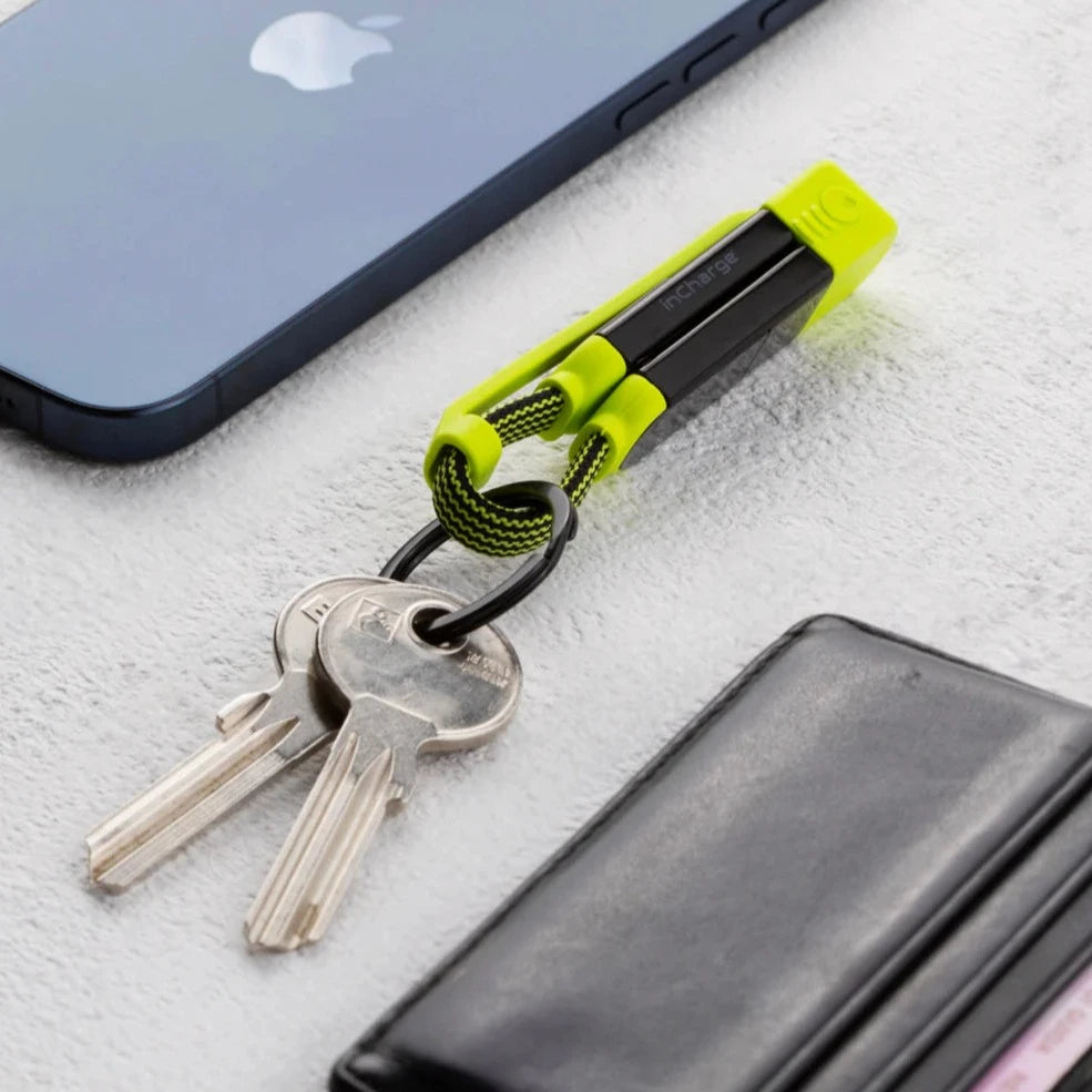 inCharge® XL Pocket USB Cable - SG Infinity Wave Limited Edition - Fast Charging & Data Sync for iPhone, Android, MacBook - Perfect for Travel, Office & Outdoor Adventures