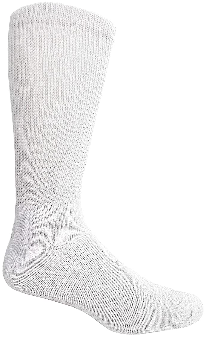 Yacht & Smith Wholesale Bulk Cotton Diabetic Socks - Non-Binding Medical Crew & Ankle Socks for Men & Women - Loose Fit Comfort for Diabetes, Swelling & Circulation - Perfect for Daily Wear, Hospital & Home Care