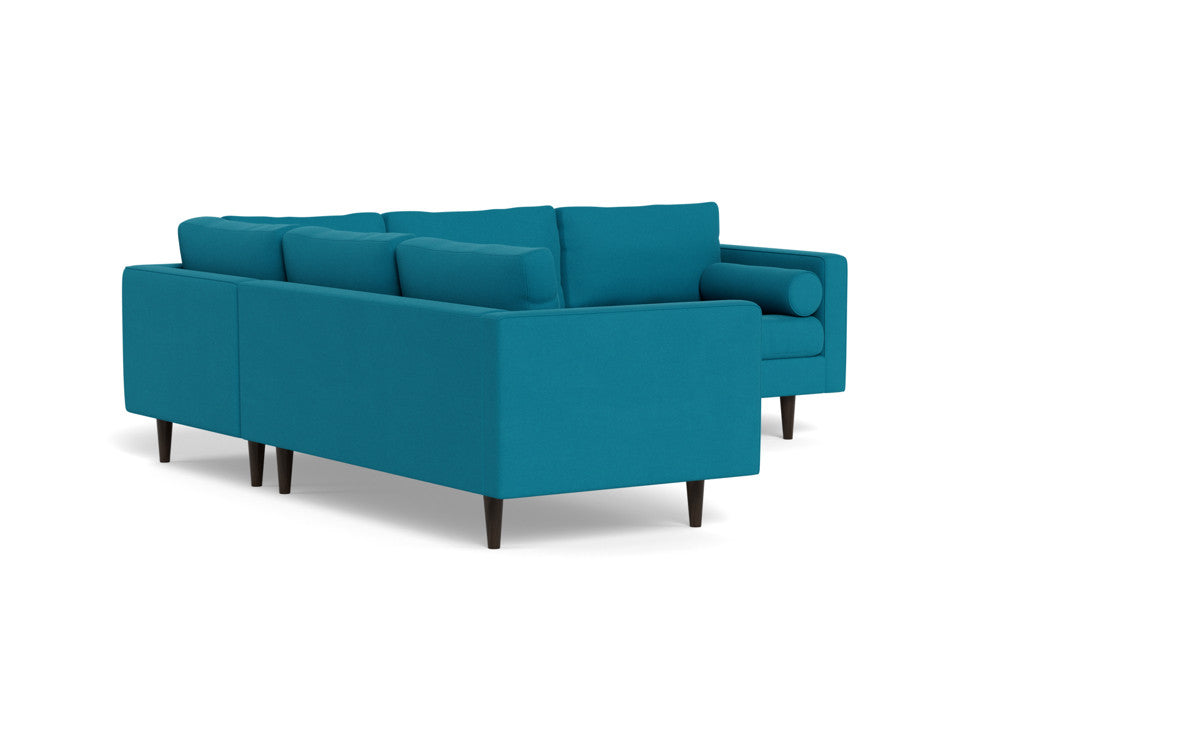 Ladybird 103 Corner Sectional Sofa - Modern L-Shaped Couch for Living Room, Family Room & Small Spaces | Comfortable Fabric Upholstery, Sturdy Frame | Perfect for Apartments, Condos & Home Theater Seating