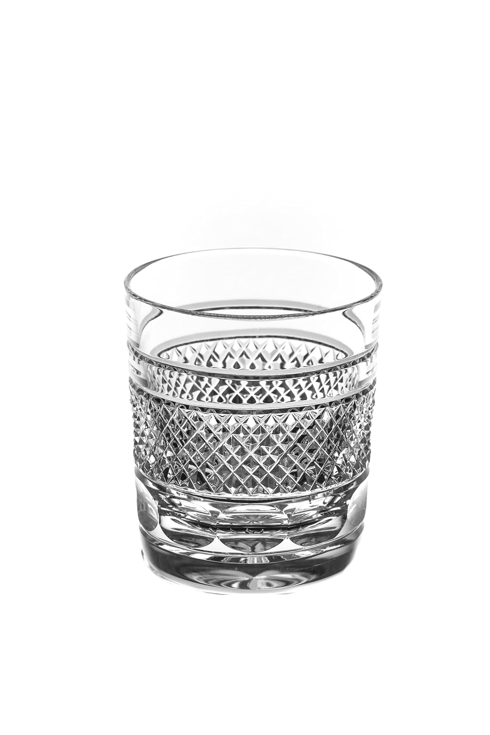 Biddy Murphy Irish Crystal Tumbler - Handcrafted Old Fashioned Whiskey Glass Set, Authentic Irish Spirit Gift, Made in Ireland - Perfect for Whiskey Tasting, Home Bar & Irish-Themed Parties