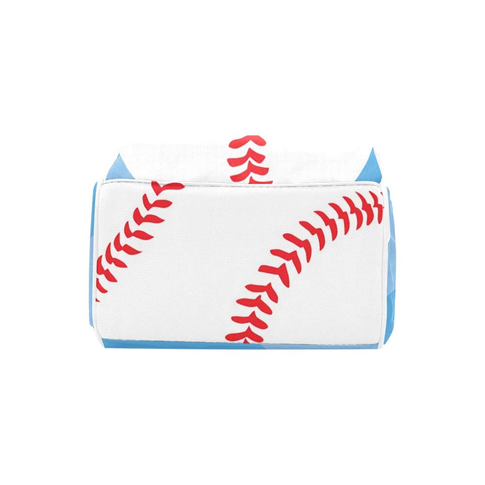 Personalized Baseball Diaper Backpack for Baby - Art Sports Nursing Nappy Bag with Name, Travel Tote for Moms & Girls (10.83 x 6.69 x 15 Inch) - Perfect for Baseball Games, Daycare & Family Outings