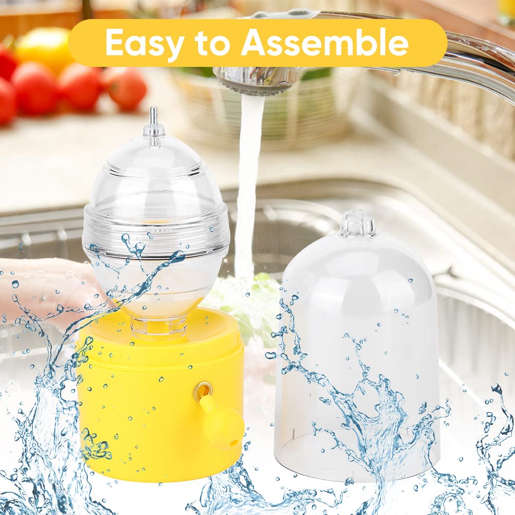 **Golden Egg Maker - Hand-Powered Silicone Egg Scrambler & Shaker for Perfect Omelets, Baking & Cooking | Easy-to-Use Kitchen Gadget (6.3 x 2.76 in) | Ideal for Breakfast, Camping & Meal Prep**