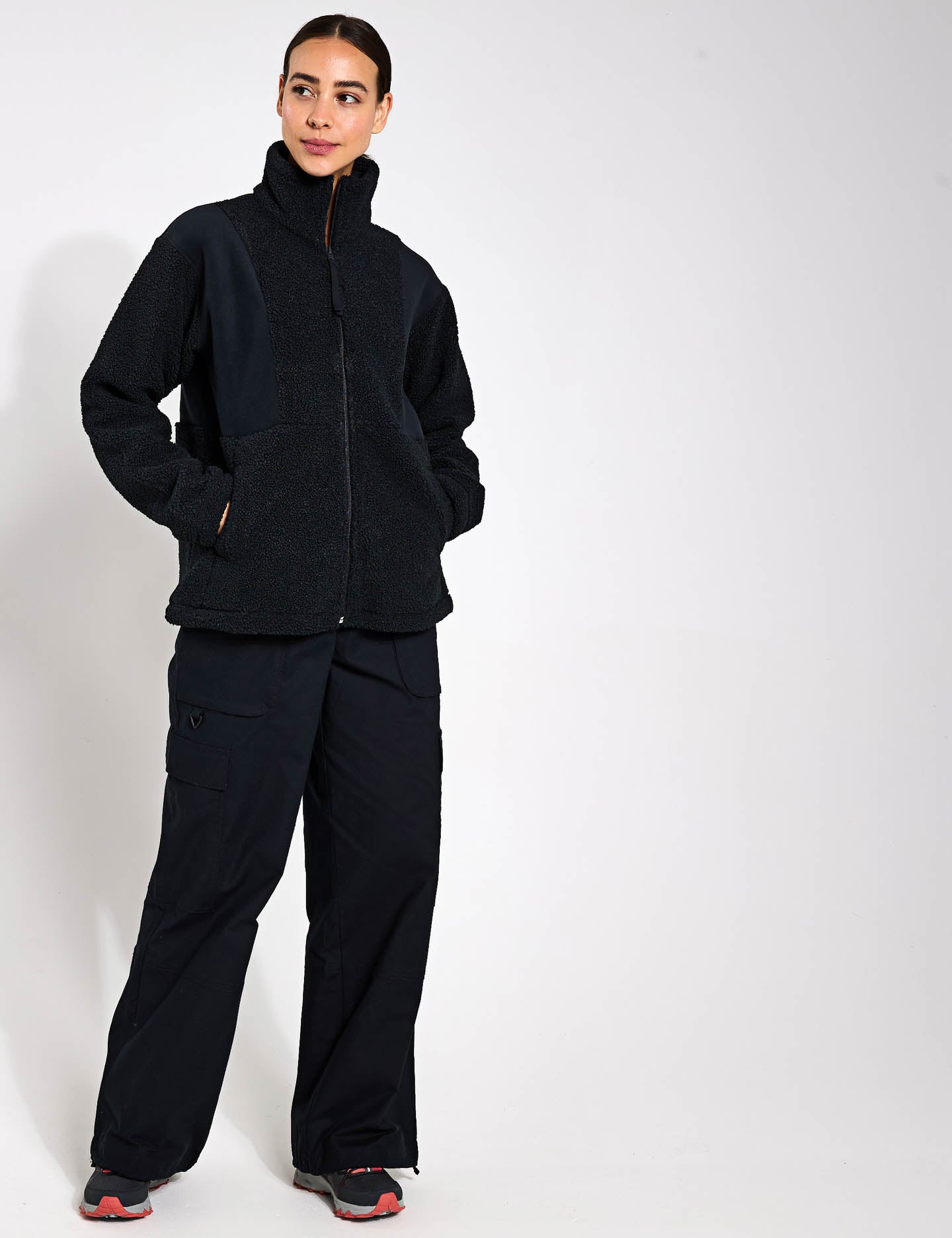 Panorama Full Zip II Fleece Jacket for Men & Women - Soft & Warm Winter Outerwear - Black - Perfect for Hiking, Camping & Outdoor Activities