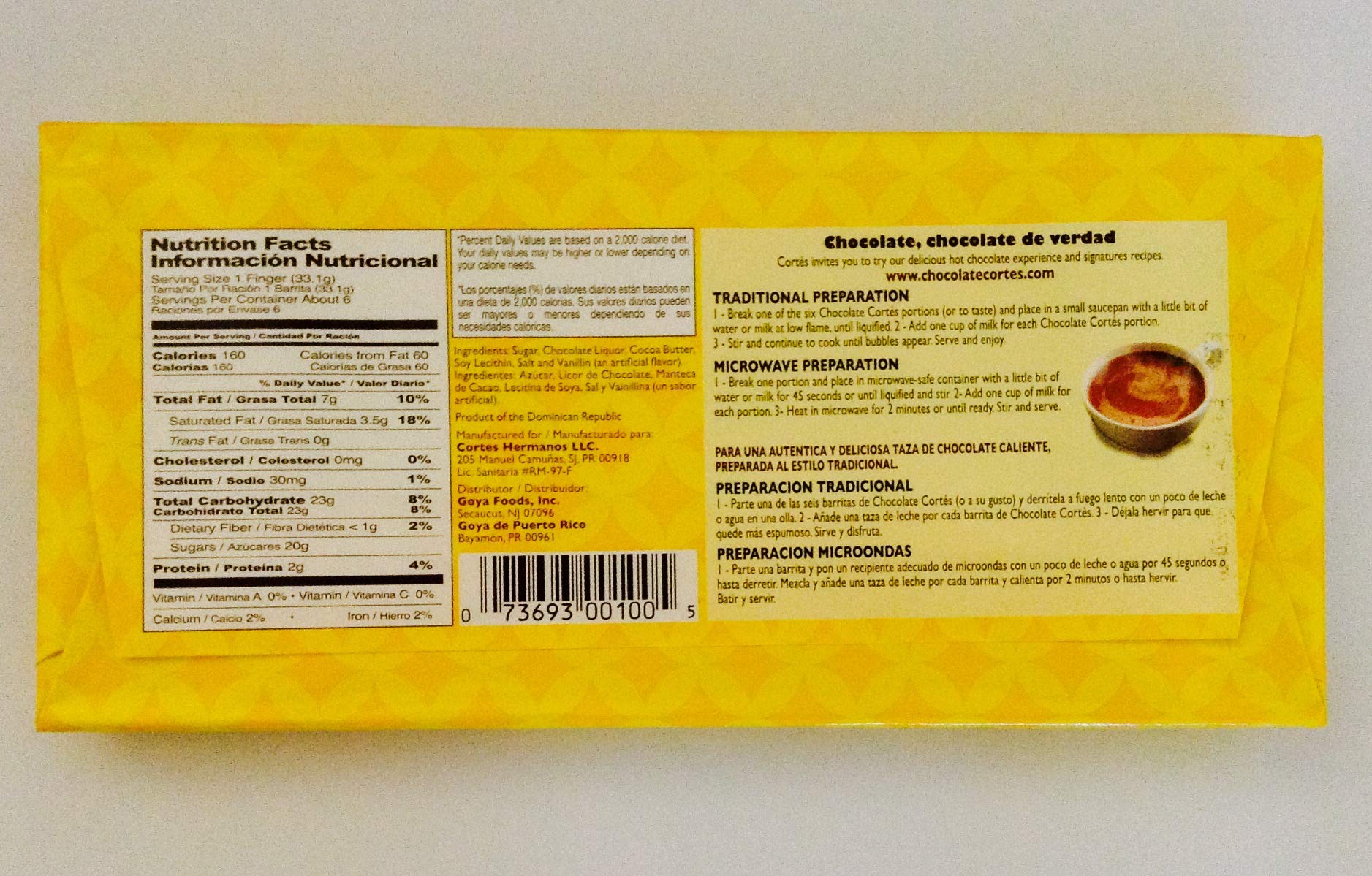 Sweet Chocolate Cortes 7oz (2 Pack) - Perfect for Baking & Gifting