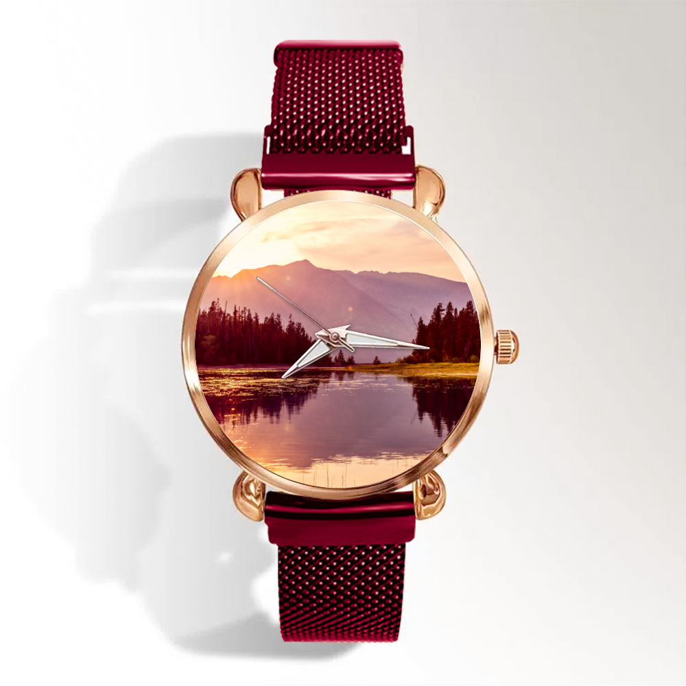 Stylish Multicolor Women's Magnetic Buckle Quartz Wristwatch - Perfect for Everyday Wear, Office & Casual Outfits
