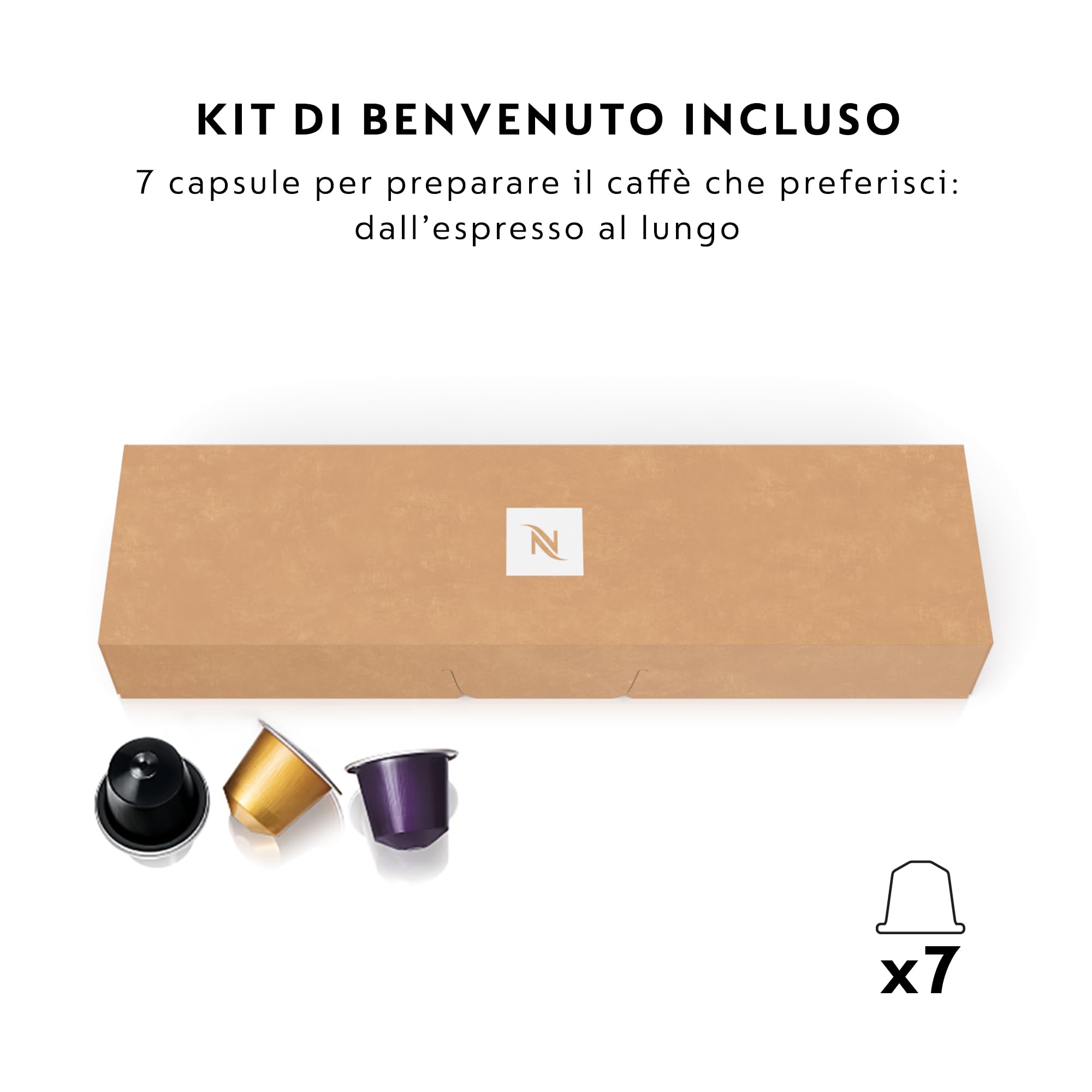 Krups Nespresso Citiz & Milk with Aeroccino XN761B Espresso Machine, Capsule Coffee Maker, 1L Water Tank, Silver - Perfect for Home & Office Coffee Brewing
