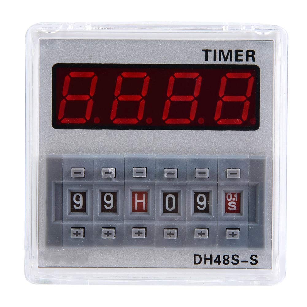 24V AC Programmable Timer with LCD Display - Multifunction Digital Timer Switch for 24V AC/DC Systems - Perfect for HVAC, Irrigation & Home Automation