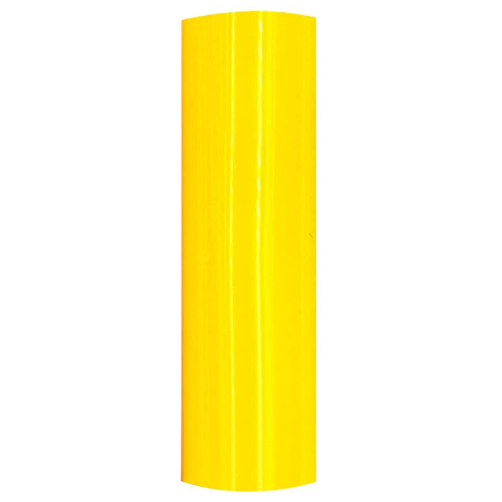 Reheyre Washable Iron-On Vinyl Roll - Elastic Heat Transfer Vinyl for DIY Crafts (25x20cm, Yellow) | Perfect for T-Shirts, Bags & Home Decor Projects