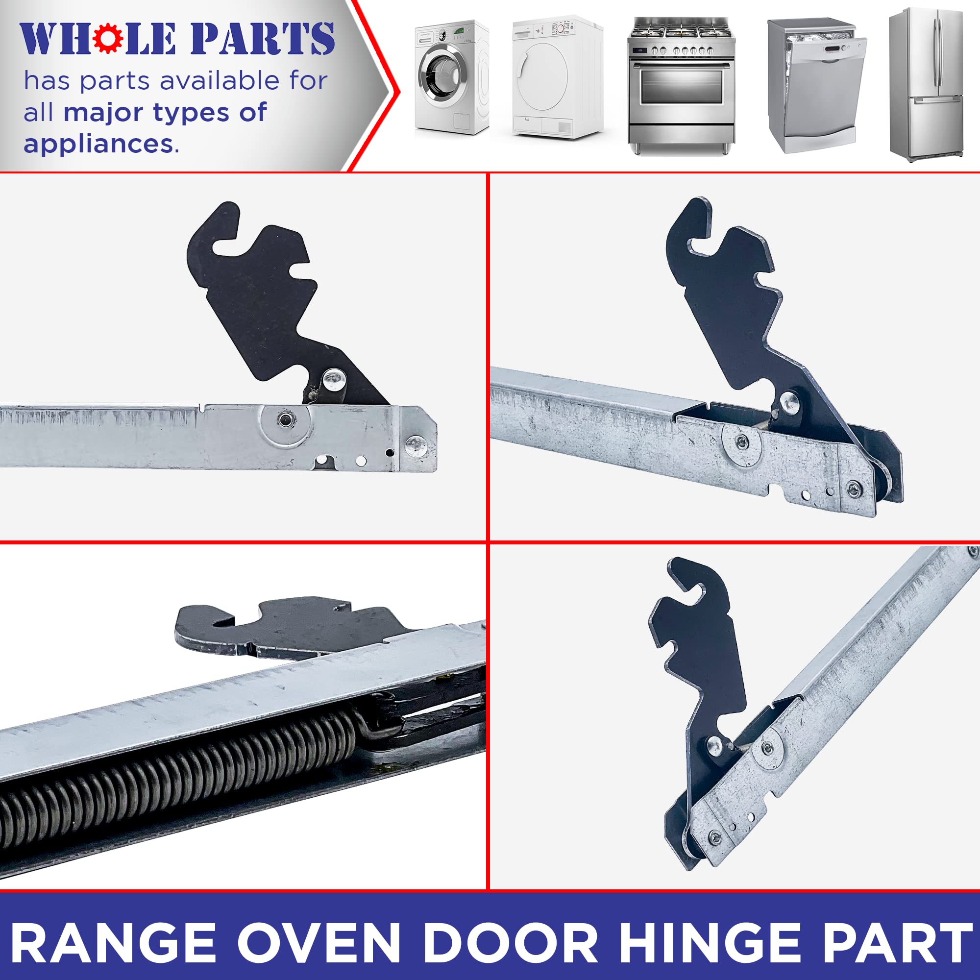 Replacement Oven Door Hinge (Mansfield Green) Part #006070-000 - Compatible with Viking Ovens & Ranges - Non-OEM Appliance Parts - 2 Year Warranty - Perfect for Kitchen Repairs & Appliance Maintenance