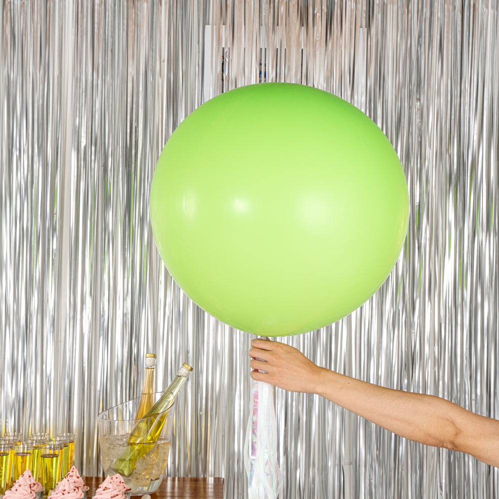 Eco-Friendly Green Latex Balloons - 36 Inch, 10-Pack for Party Decorations, Birthday Celebrations & Events