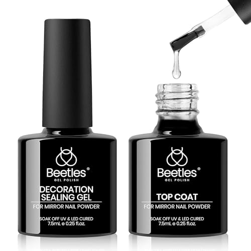 2 Pcs 7.5ml Top and Decoration Sealing Gel