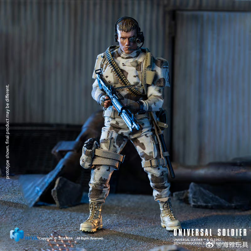HIYA 6-inch 1/12 Scale Action Figure - Exquisite Super Series Universal Soldier Andrew Scott Collectible - Perfect for Display, Photography & Diorama Scenes