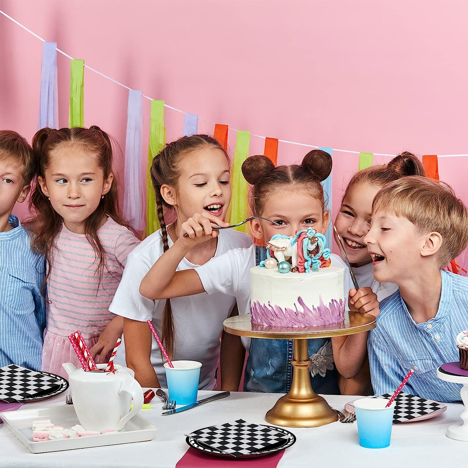 Race Car Birthday Party Supplies - Decorations, Plates & Napkins for Boys - Fast Racing Monster Truck Hot Wheels Theme - Ideal for Kids' Birthday Celebrations, Themed Parties & Car Enthusiast Events