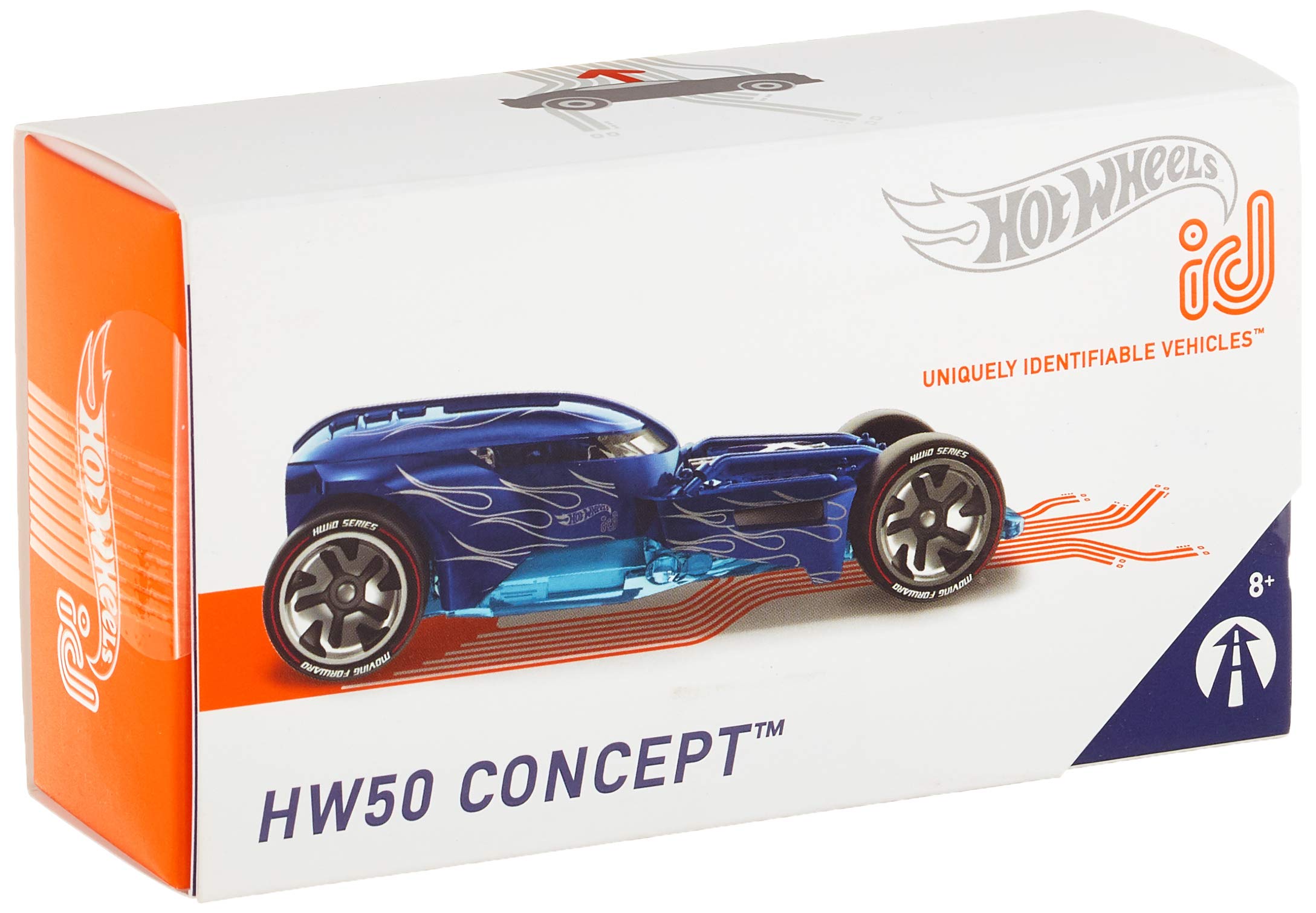 Hot Wheels Mattel ID Toy Car - 50th Anniversary Edition for Kids Ages 8+ (FXB45) - Perfect for Collecting, Racing & Birthday Gifts