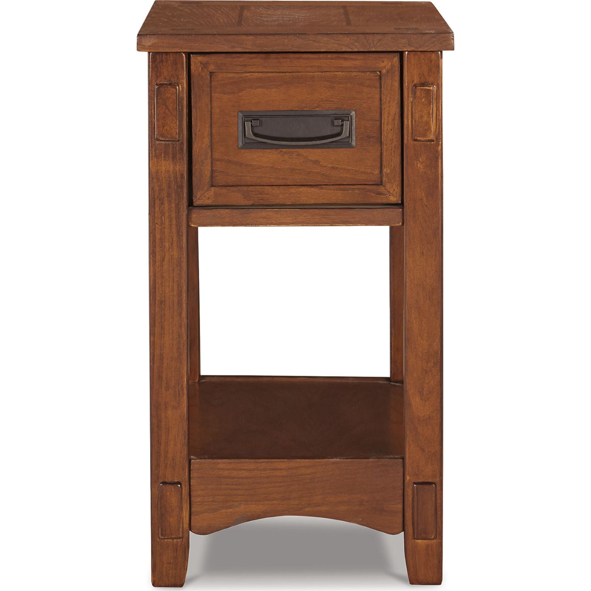 Breegin Brown End Table - Stylish Side Table for Living Room, Bedroom & Office Decor