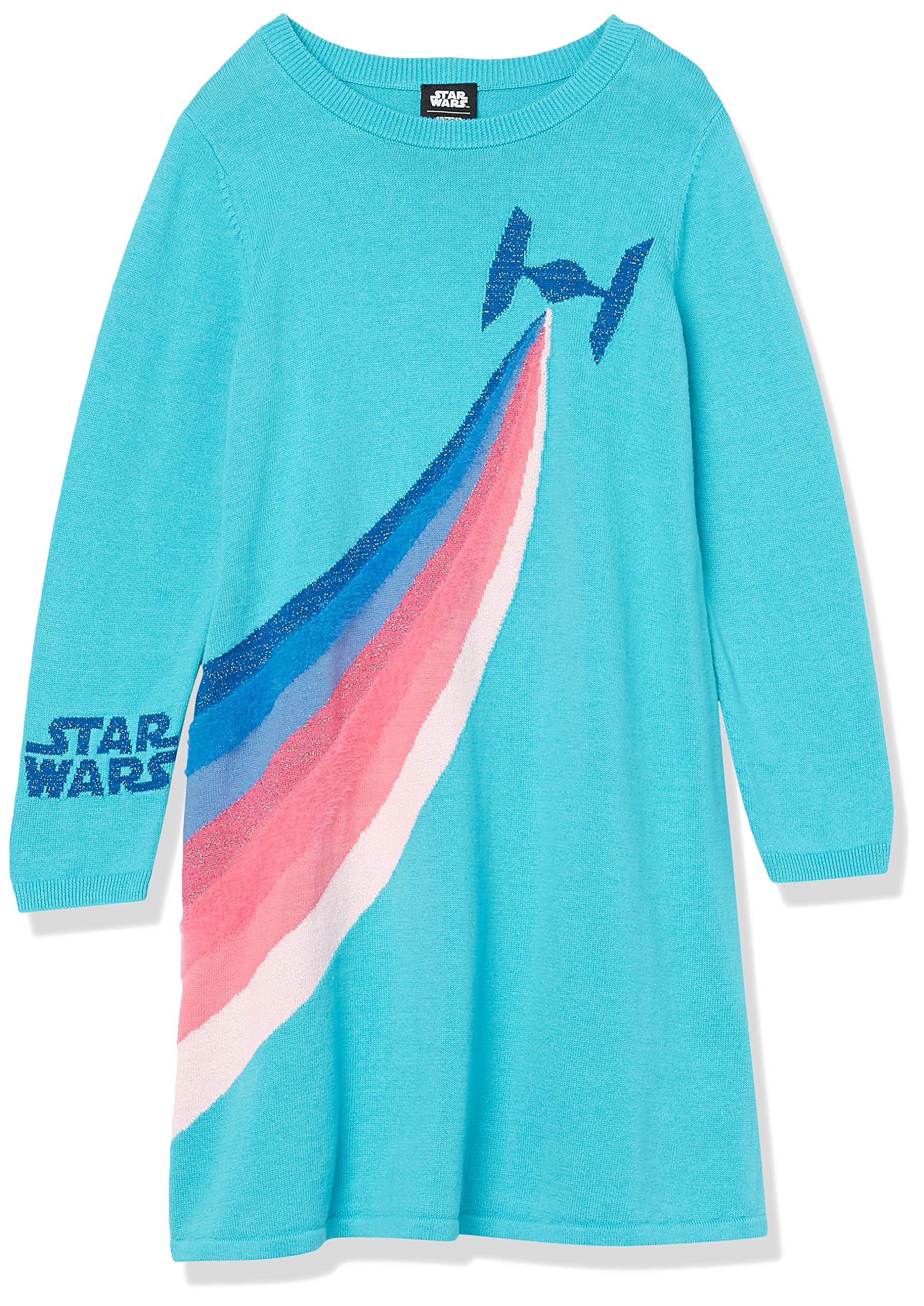 Spotted Zebra Disney Marvel Star Wars Frozen Princess Girls & Toddlers' Sweater Dresses | Cute & Cozy Outfits for Playdates, Holidays & Family Photos