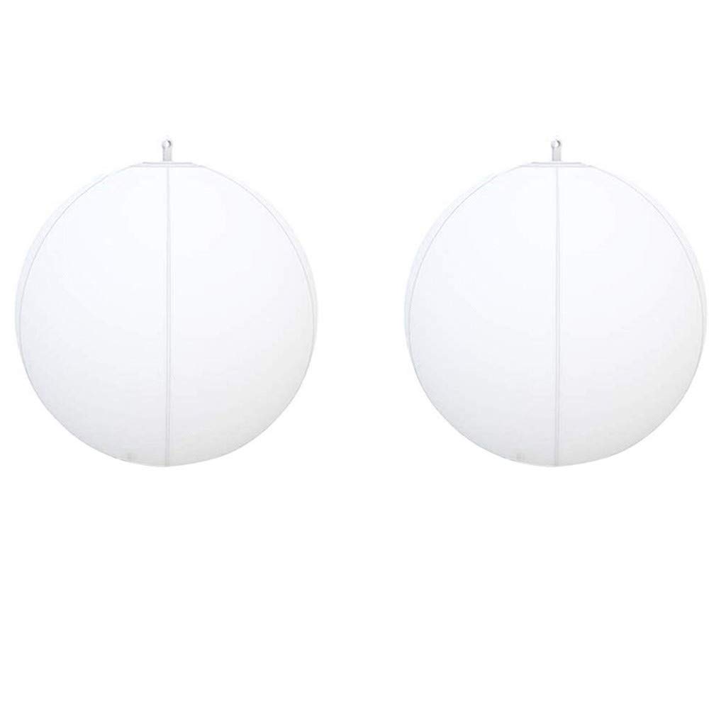 Glow in The Dark Beach Ball Set - 2 Pack LED Light Up Inflatable Pool Toys for Kids & Adults, Fun Floating Balls for Night Swimming, Pool Parties & Summer Water Games