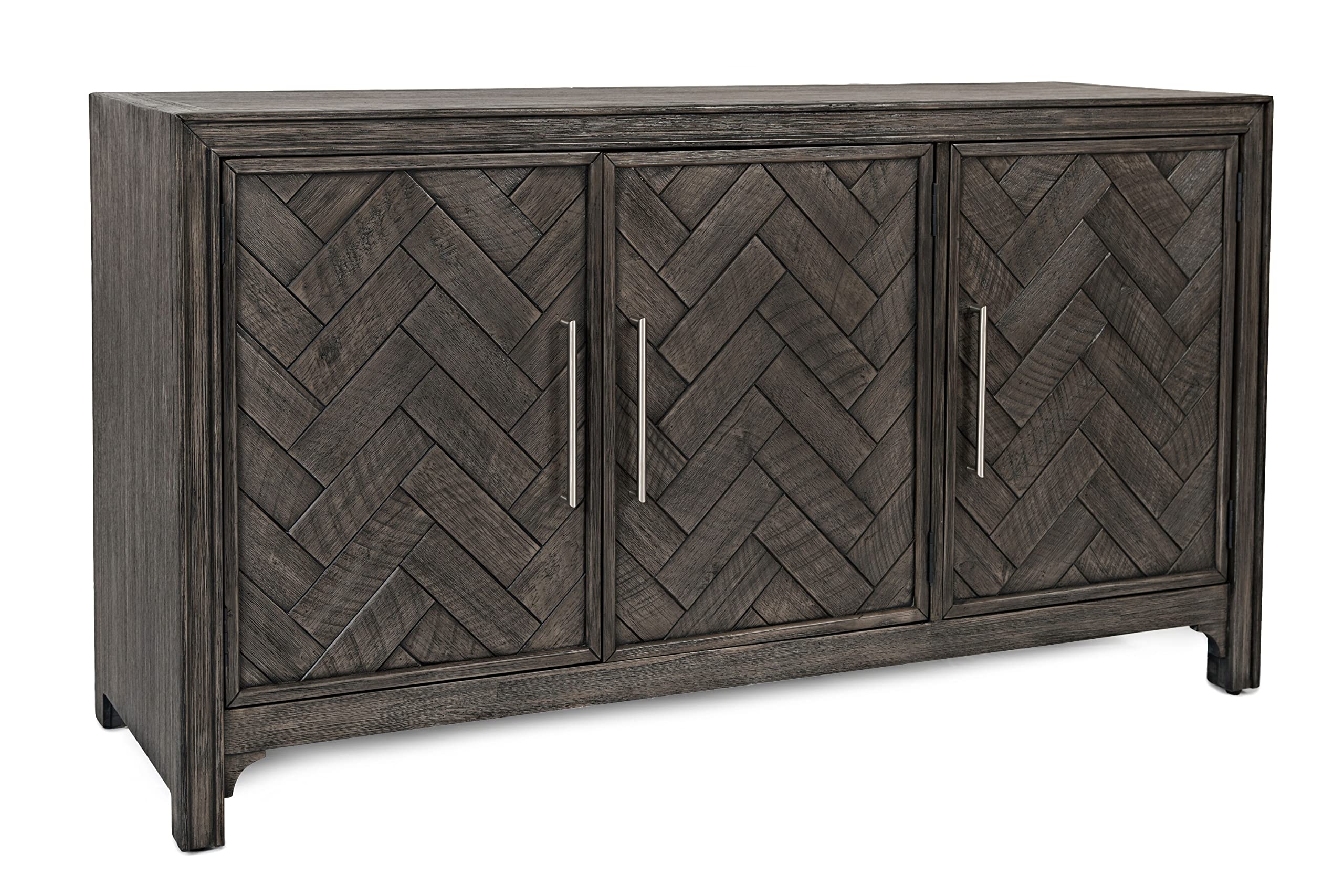 Jofran Inc. Gramercy 3-Door Accent Cabinet - Stylish Storage for Living Room, Bedroom & Entryway - Perfect for Home Decor & Organization