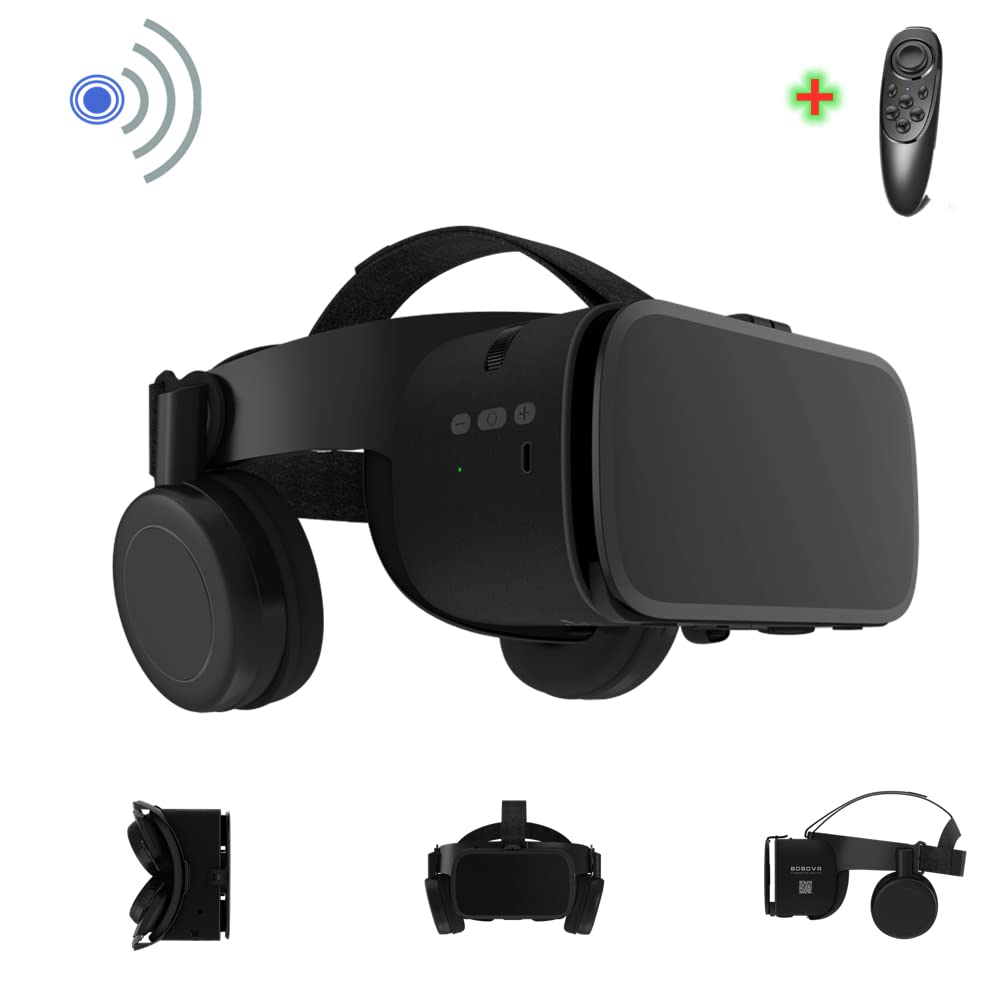 3D VR Headset for iPhone 12/11/Pro/Max/Mini/X/R/S/8/7 & Samsung Phones 4.7-6.2