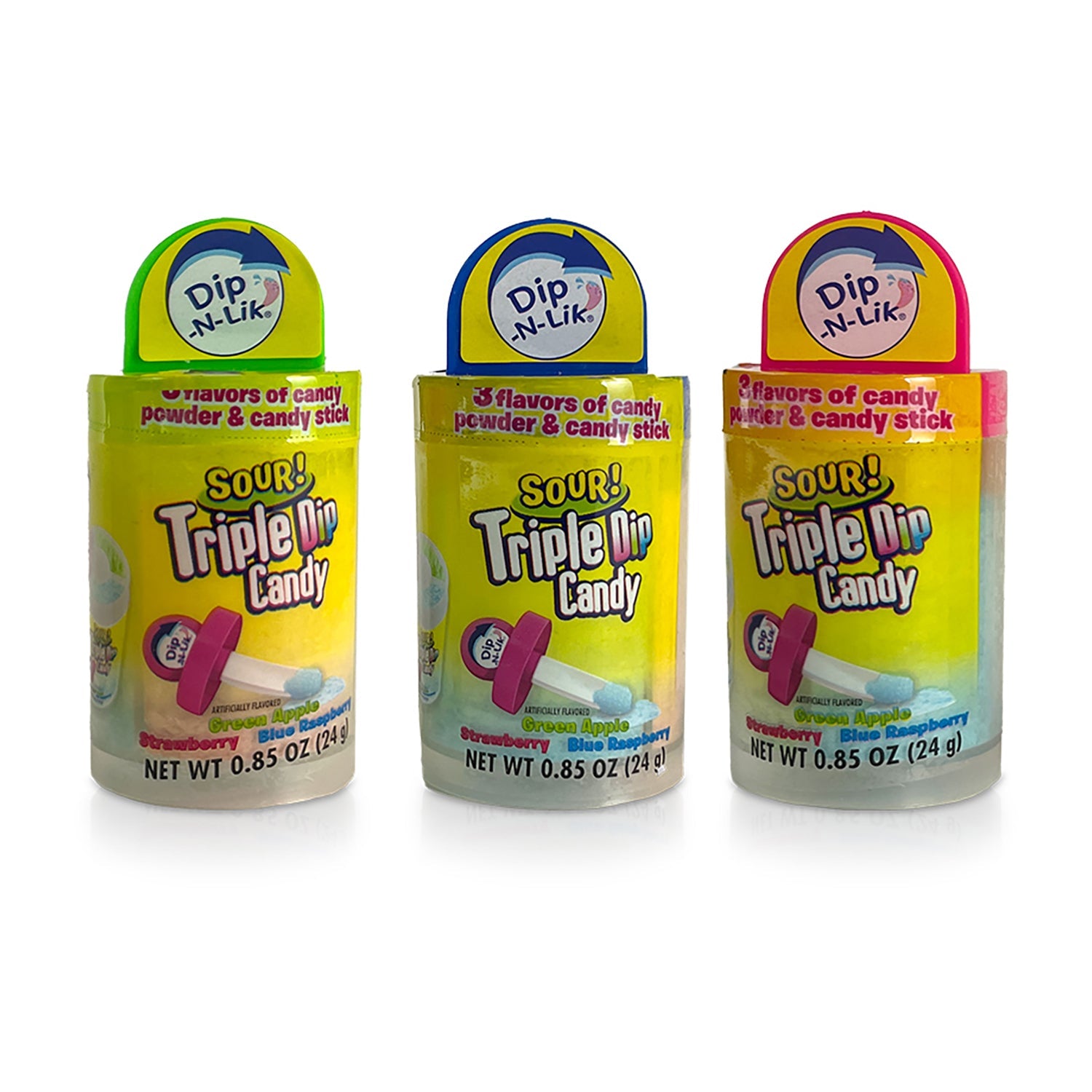 Koko's Sour Triple Dip Candy - 12 Count Box | Sour Candy Assortment for Parties, Movie Nights & Office Snacks
