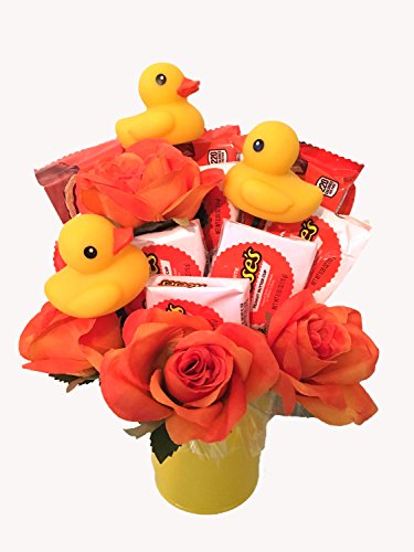 Oh Baby Reese Candy Bouquet - Delicious Peanut Butter Chocolate Gift for Valentine's Day, Birthday & Anniversary - Perfect for Romantic Surprises, Party Favors & Sweet Treats