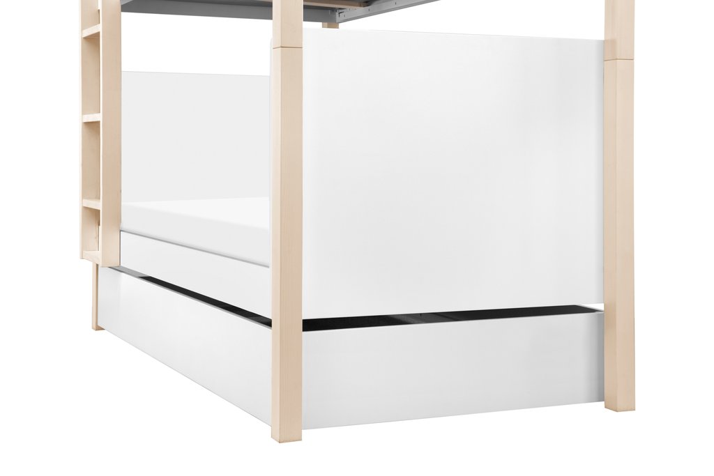 Babyletto Universal Twin Storage Trundle Bed - Convertible Kids Bed with Underbed Drawers for Nursery, Guest Room & Small Spaces