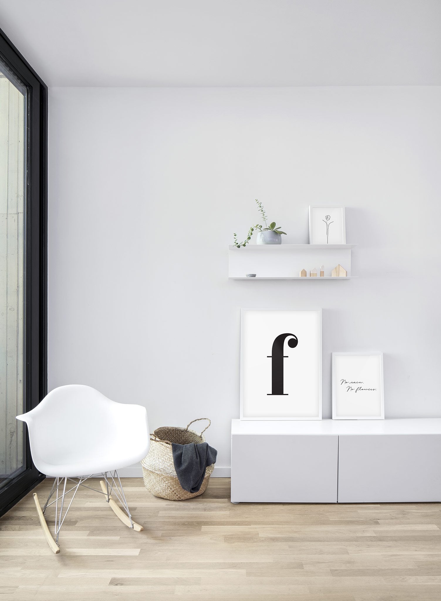Lowercase Letter F Poster - Educational Alphabet Wall Art for Kids - Perfect for Classroom Decor, Homeschooling & Nursery Learning