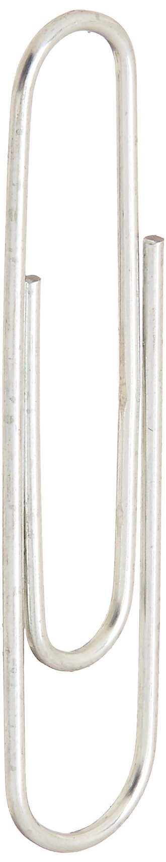OIC Officemate Paper Clips (OIC99911) - 100-Pack Stainless Steel Binder Clips for Office, School, Home & Organizing Documents
