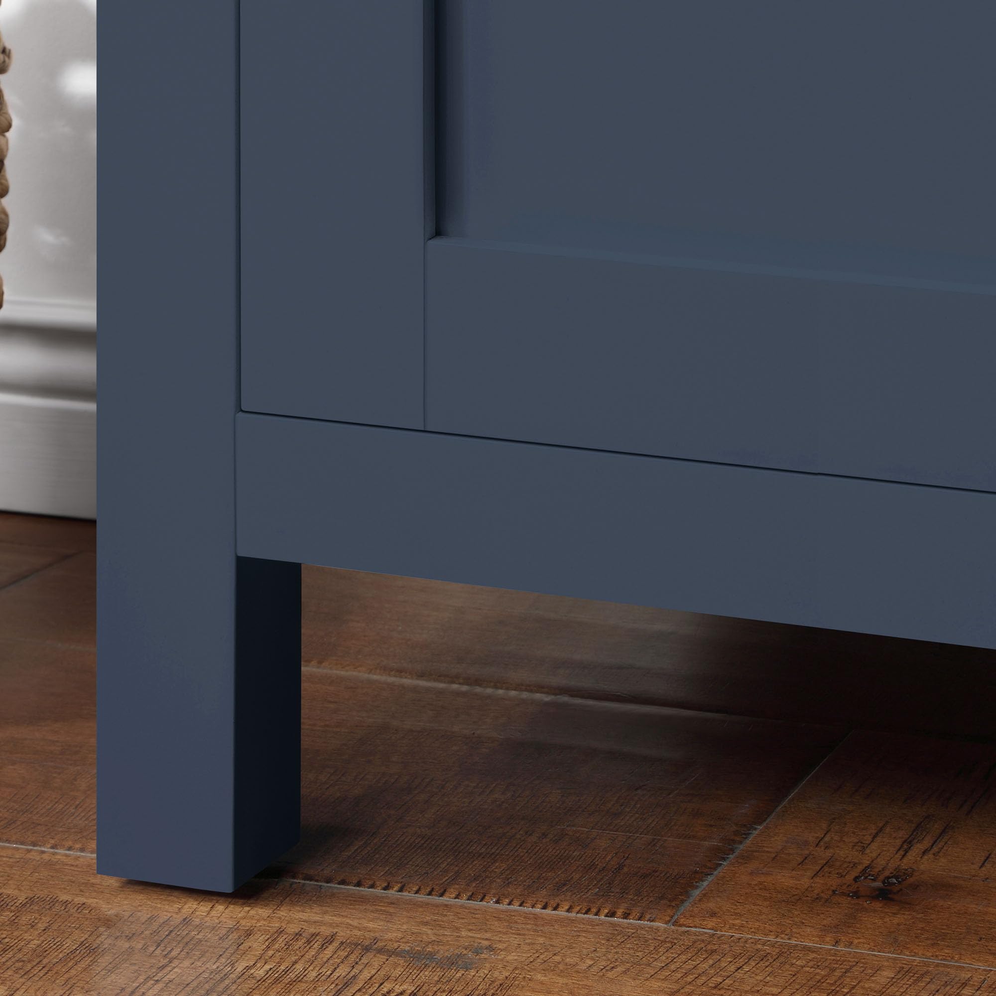 OVE Decors Tahoe II 60-Inch Single Basin Bathroom Vanity in Midnight Blue - Modern Bathroom Storage Solution for Small Spaces