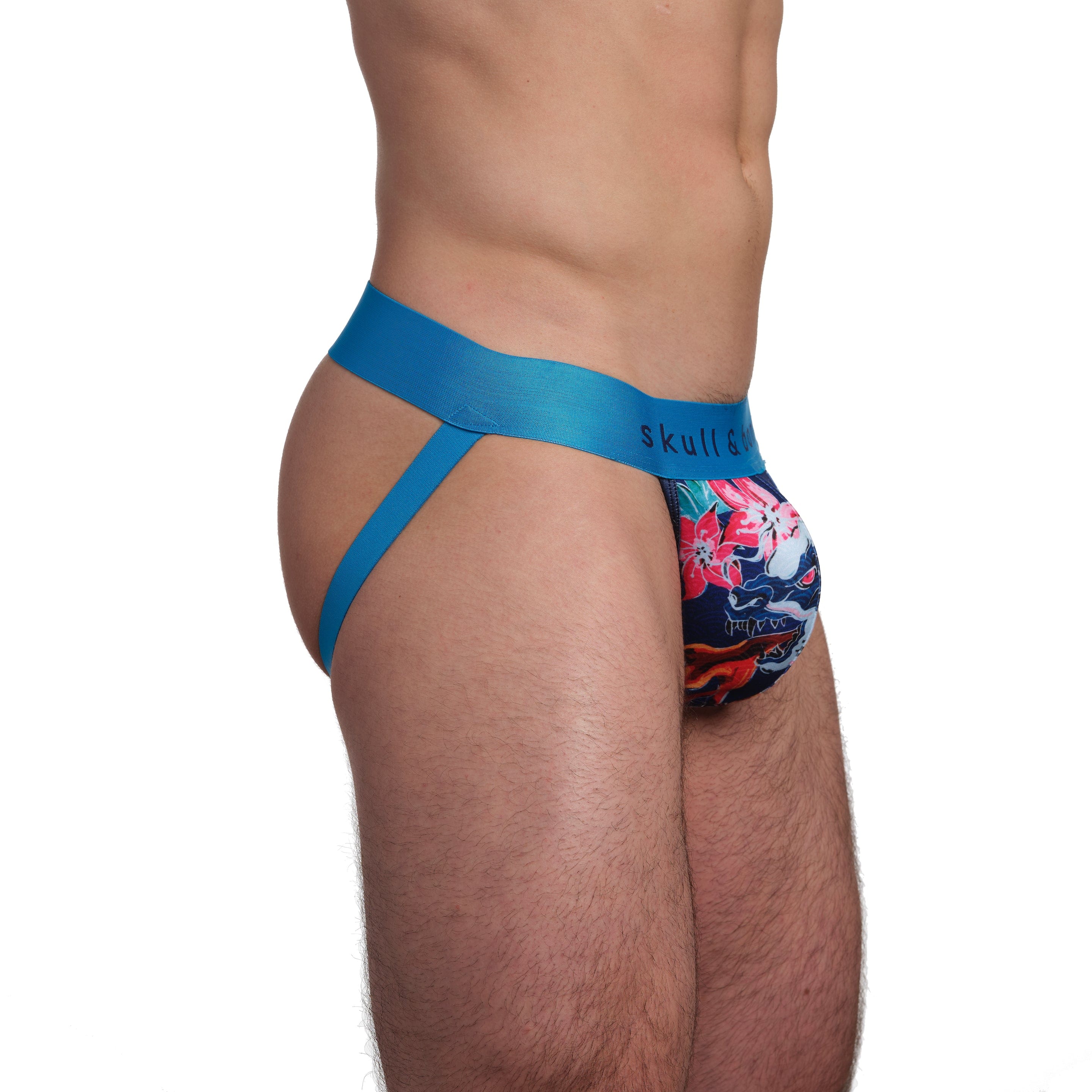 Fire Breathing Dragon Jock Strap - Fantasy LARP Costume Accessory for Cosplay, Renaissance Fairs & Theatrical Performances