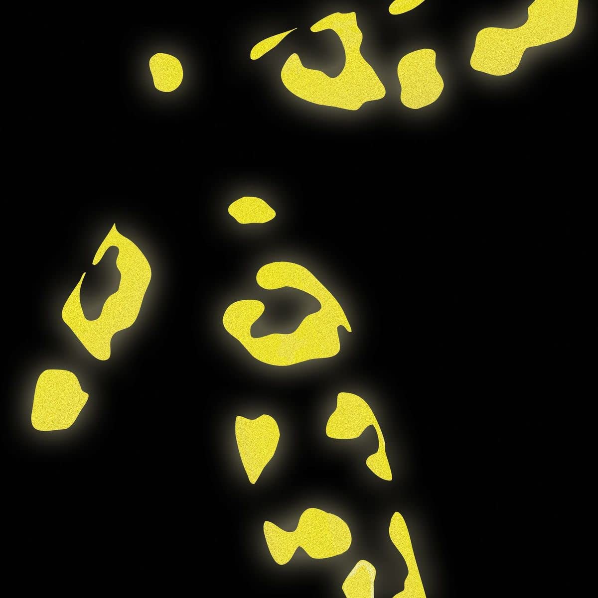 Bookman Reflective Stickers - Leopard Print Hard Surface Decals - 1 Sheet (3.74
