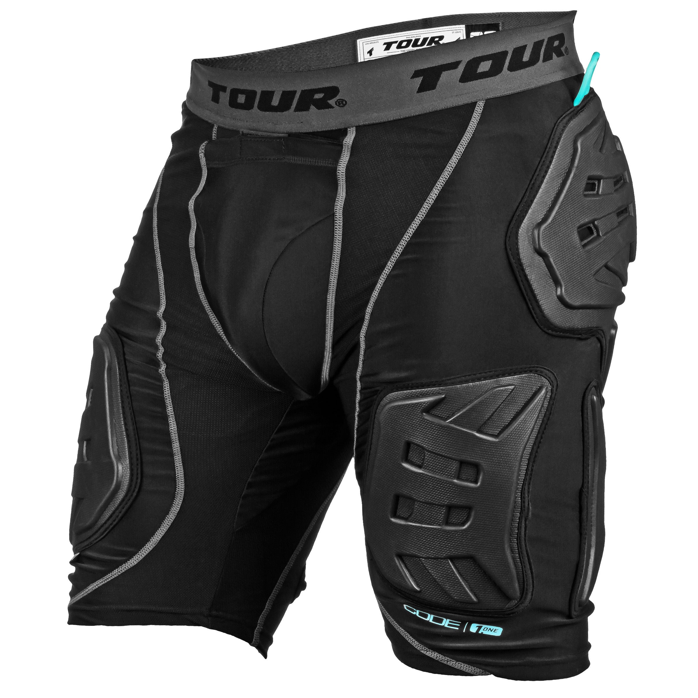 Code 1.one Adult Roller Hockey Girdle - Protective Padded Hockey Pants for Men & Women - Perfect for Inline Skating, Street Hockey & Rink Play
