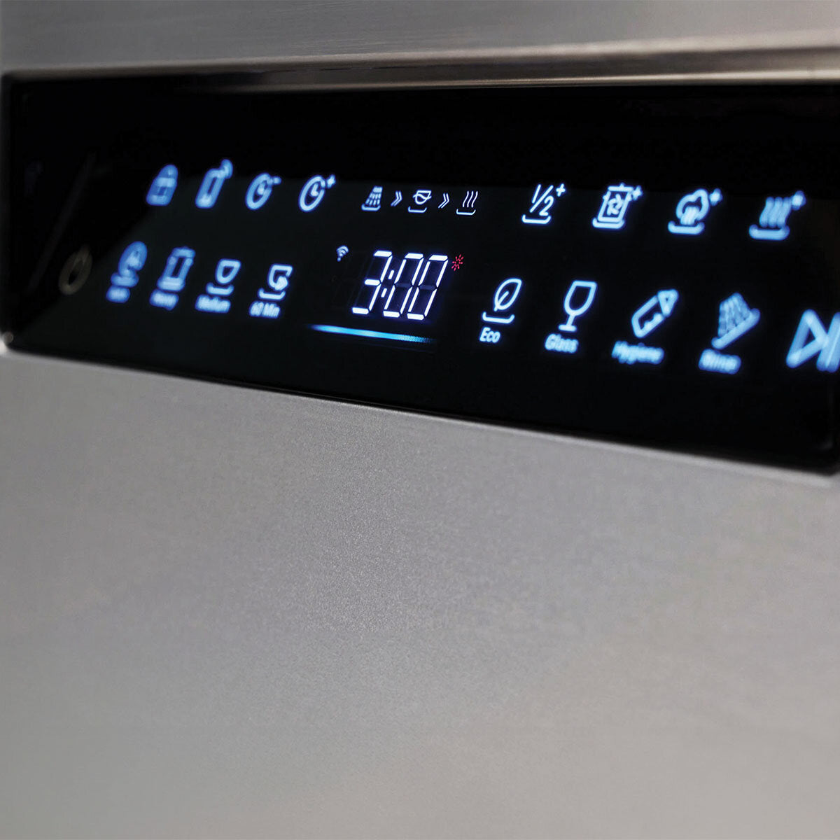 Haier 600 Series Built-In Dishwasher with Steam Function - 15 Place Settings, Stainless Steel Interior (HDW15U3S1) | Perfect for Modern Kitchens, Small Families & Energy-Efficient Homes