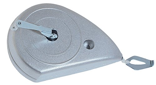 Stubai 444701 Aluminum Chalk Line Reel - 30m (100ft) Professional Construction Measuring Tool for Masonry, Carpentry & DIY Projects
