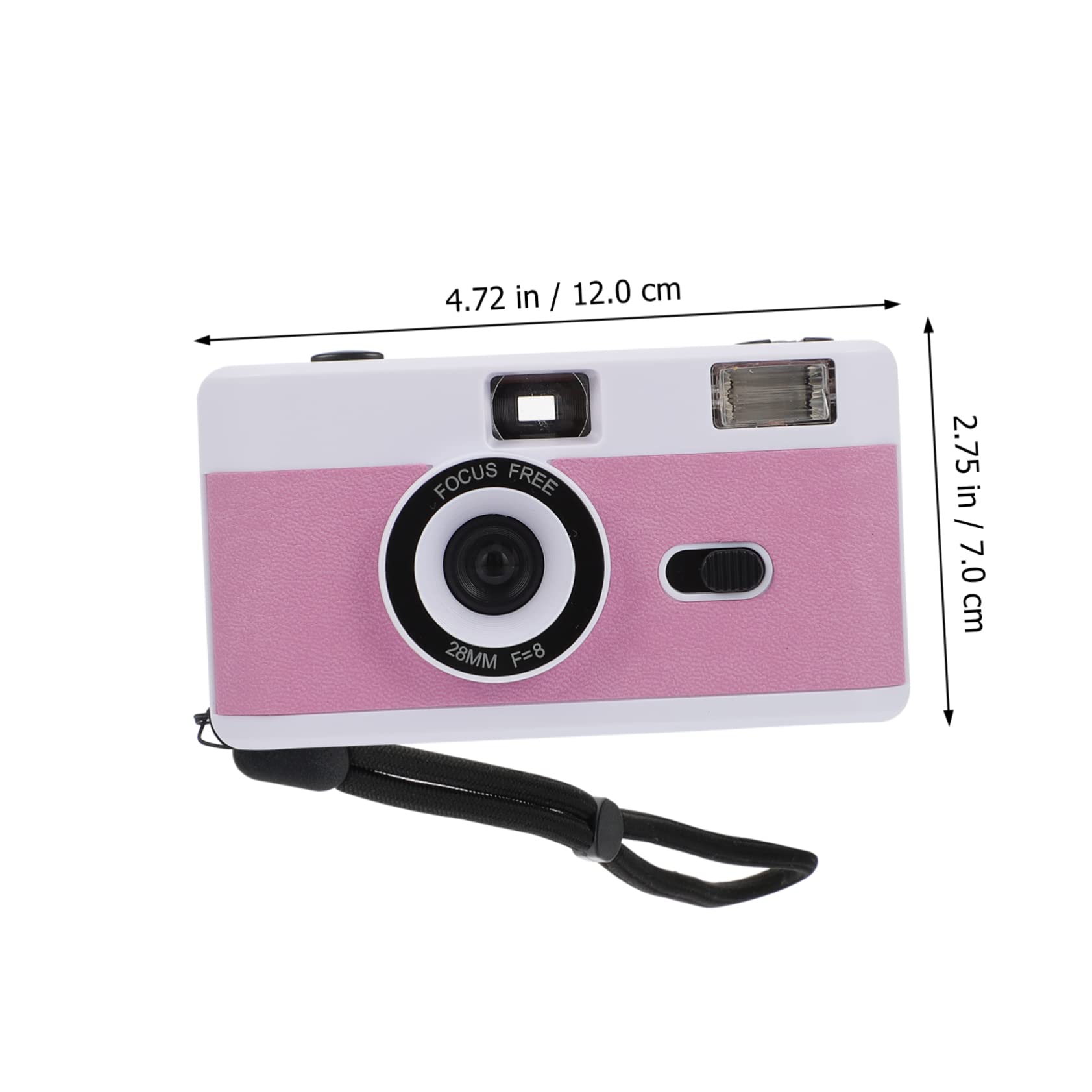 Gadpiparty 6 Pack Retro Film Cameras - Mini Plastic Reusable Cameras with Built-in Flash for Kids, Travel & Vintage Photography | Perfect for Birthday Parties, Travel Souvenirs & Retro-Themed Events