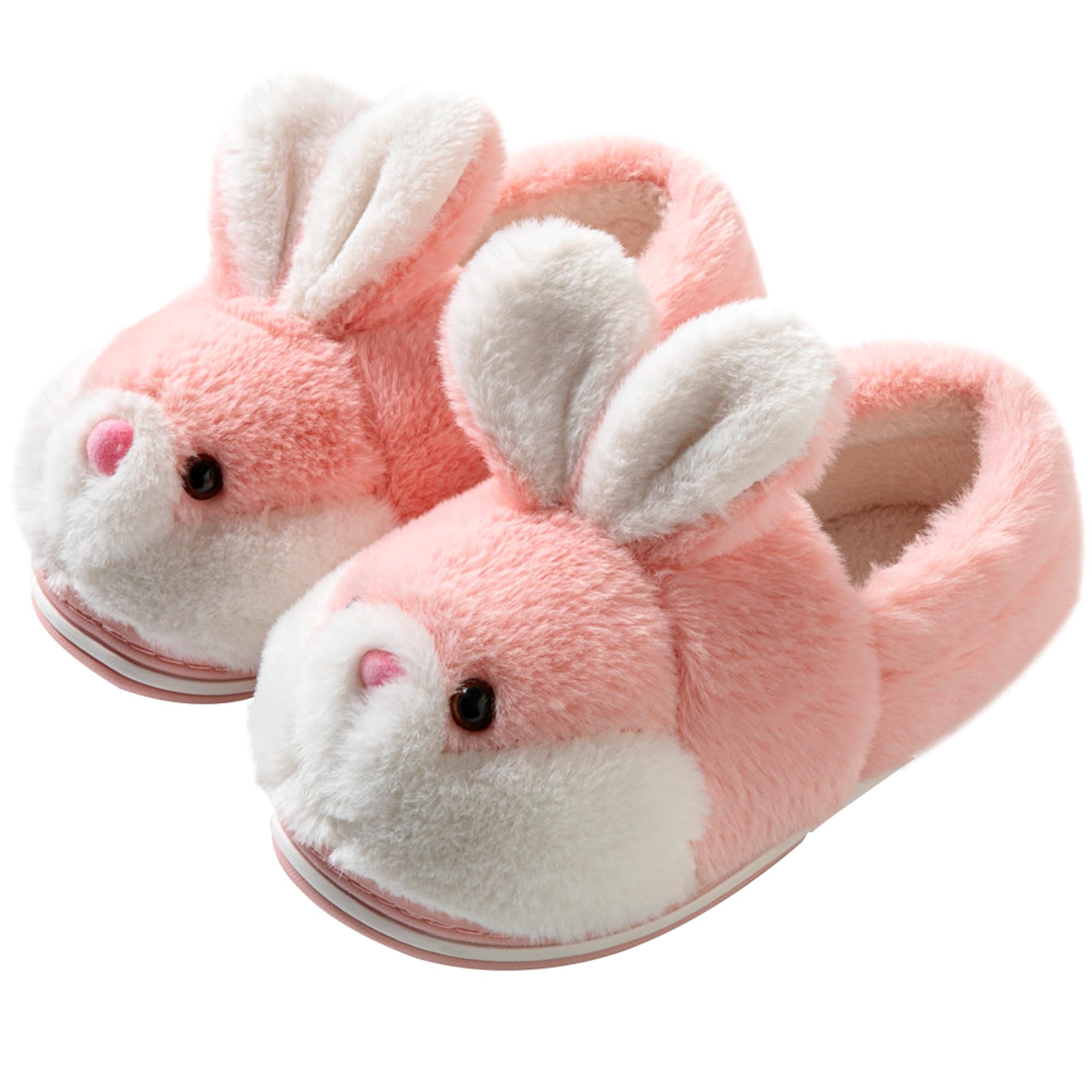 LANFIRE Women's Fuzzy Rabbit Slippers - Soft Plush Winter House Shoes for Women, Cozy Indoor & Outdoor Slippers, Warm Animal-Themed Slippers for Home, Lounge, and Gift Giving