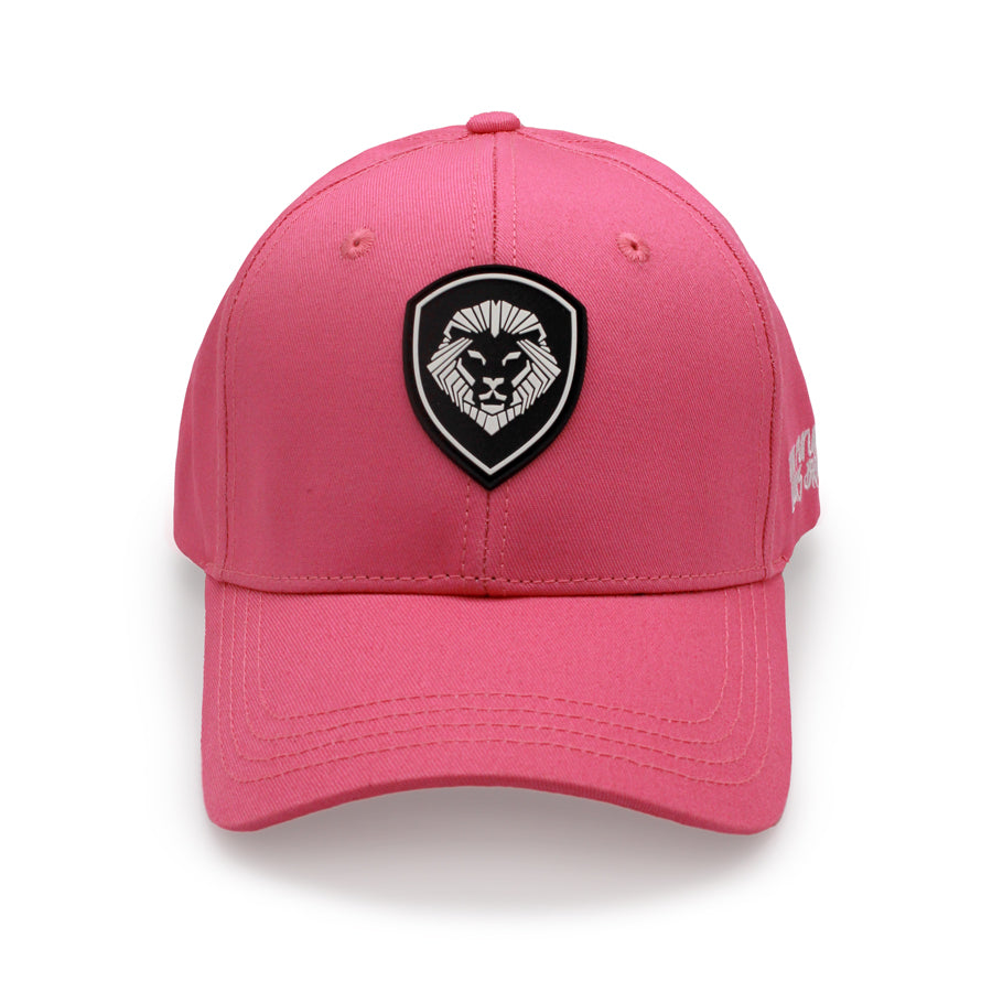 Women's VT Shield Logo Snapback Hat - Bright Pink Adjustable Baseball Cap for Casual Wear, Sports & Outdoor Activities