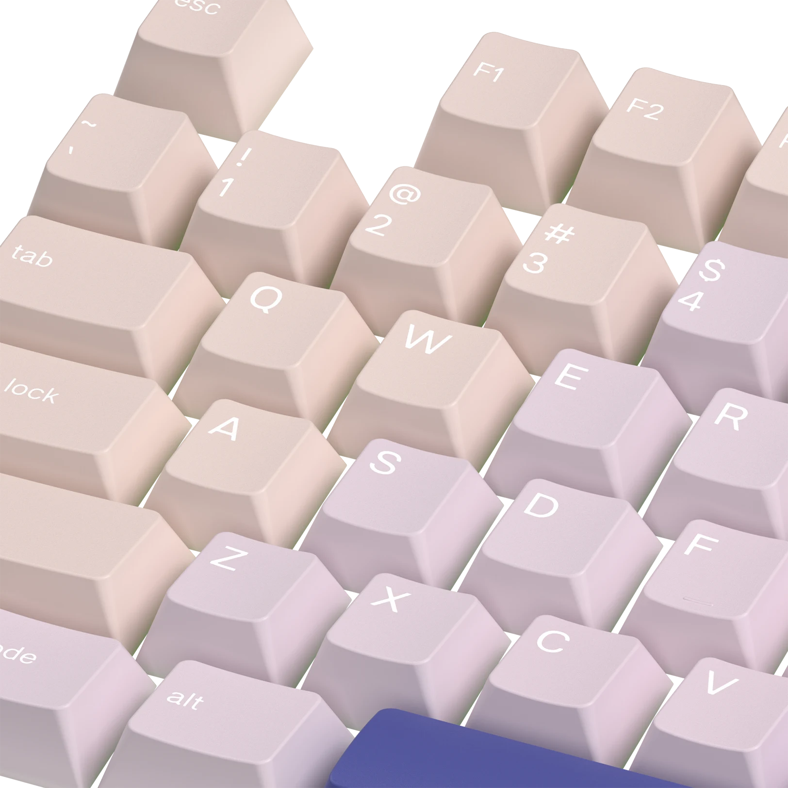 Purple Haze Custom Keycaps for Mechanical Keyboards - Durable PBT Material, Cherry MX Compatible - Perfect for Gaming, Typing & Office Work