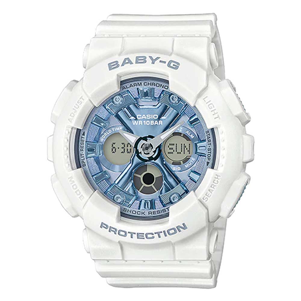 CASIO BABY-G BA-130-7A2DR Digital Sport Watch for Women - Shock Resistant, Water Resistant, LED Light - Perfect for Running, Swimming & Outdoor Activities