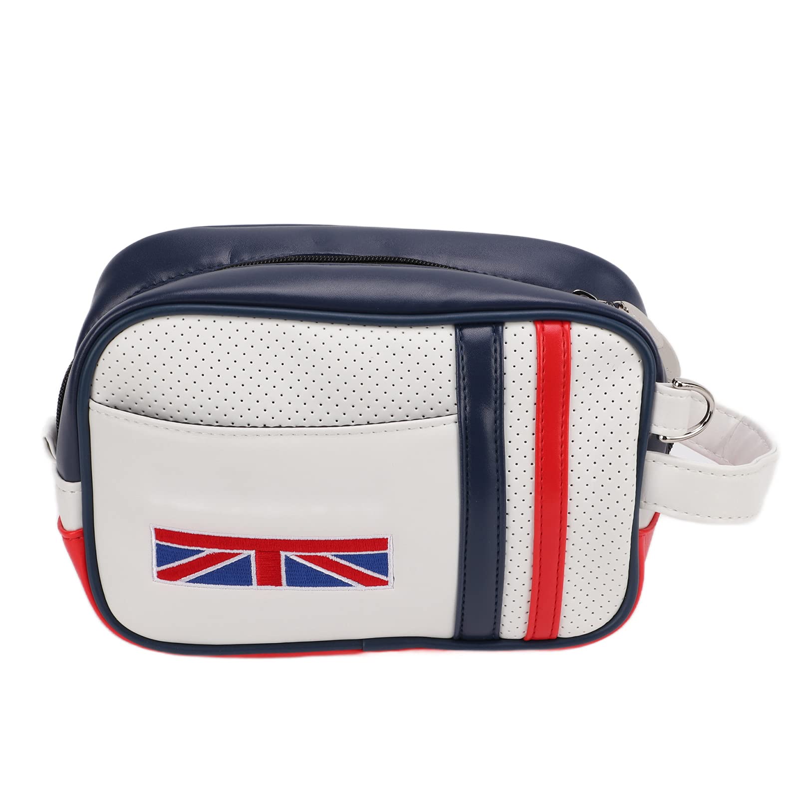 Rosvola Breathable PU Leather Golf Ball Storage Pouch - Premium Training Accessory for Golfers | Perfect for Driving Range, Course Play & Practice Sessions