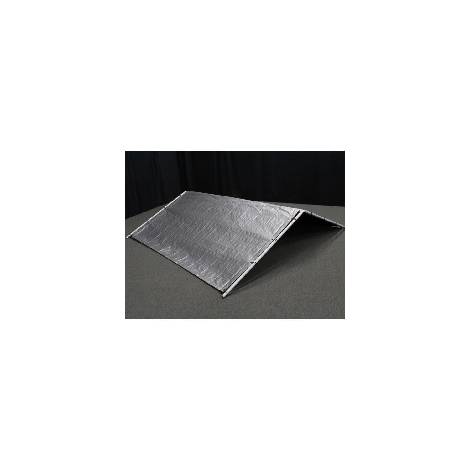 Rococo Romance Dog Kennel Cover - UV Protected Silver Steel Pet Crate Cover 8.9x10x2 Inches, 180g White Durable Kennel Top - Perfect for Indoor/Outdoor Use, Travel & Home Decor