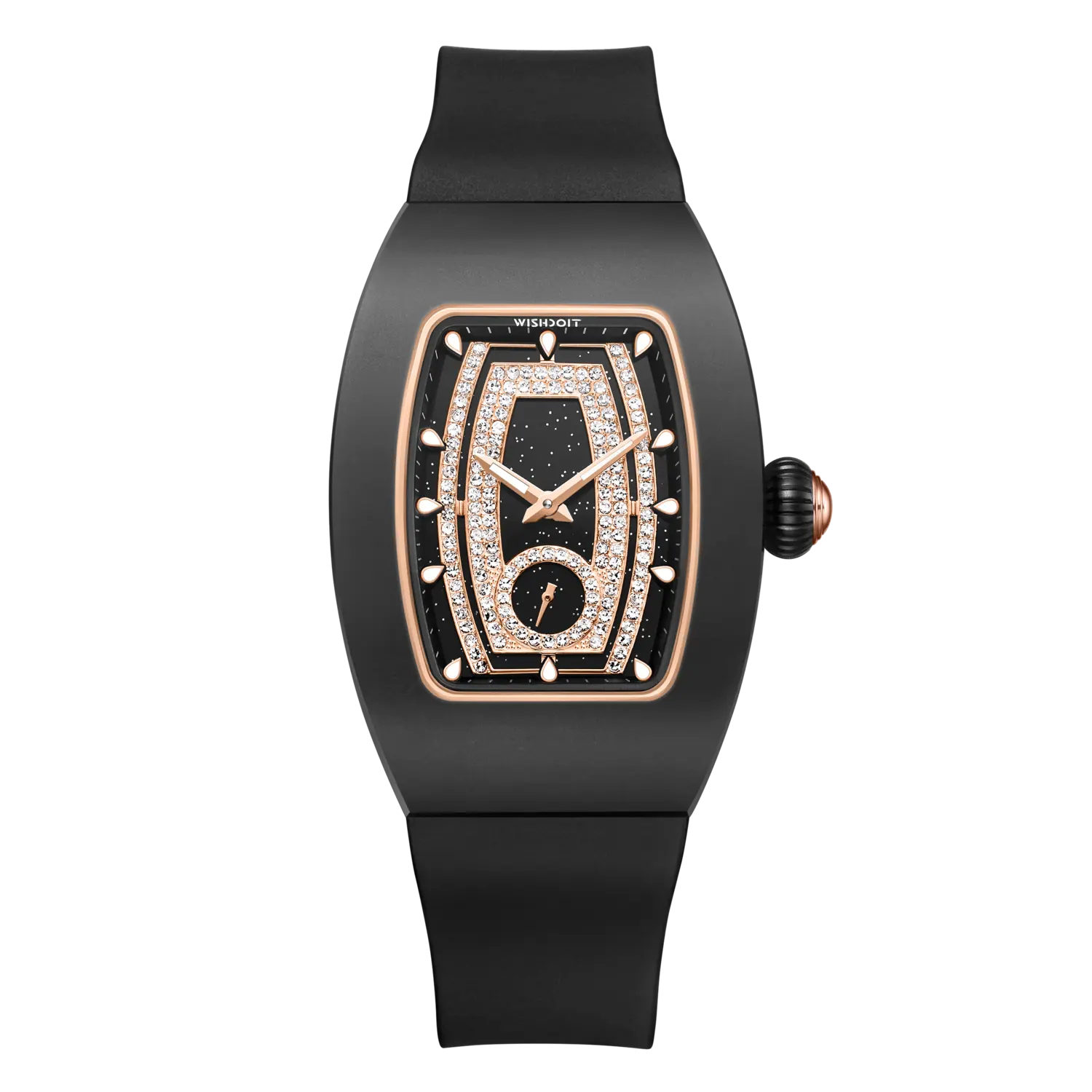 Celestia Women's Ceramic Tonneau Watch - Elegant & Durable Timepiece for Work, Casual & Special Occasions