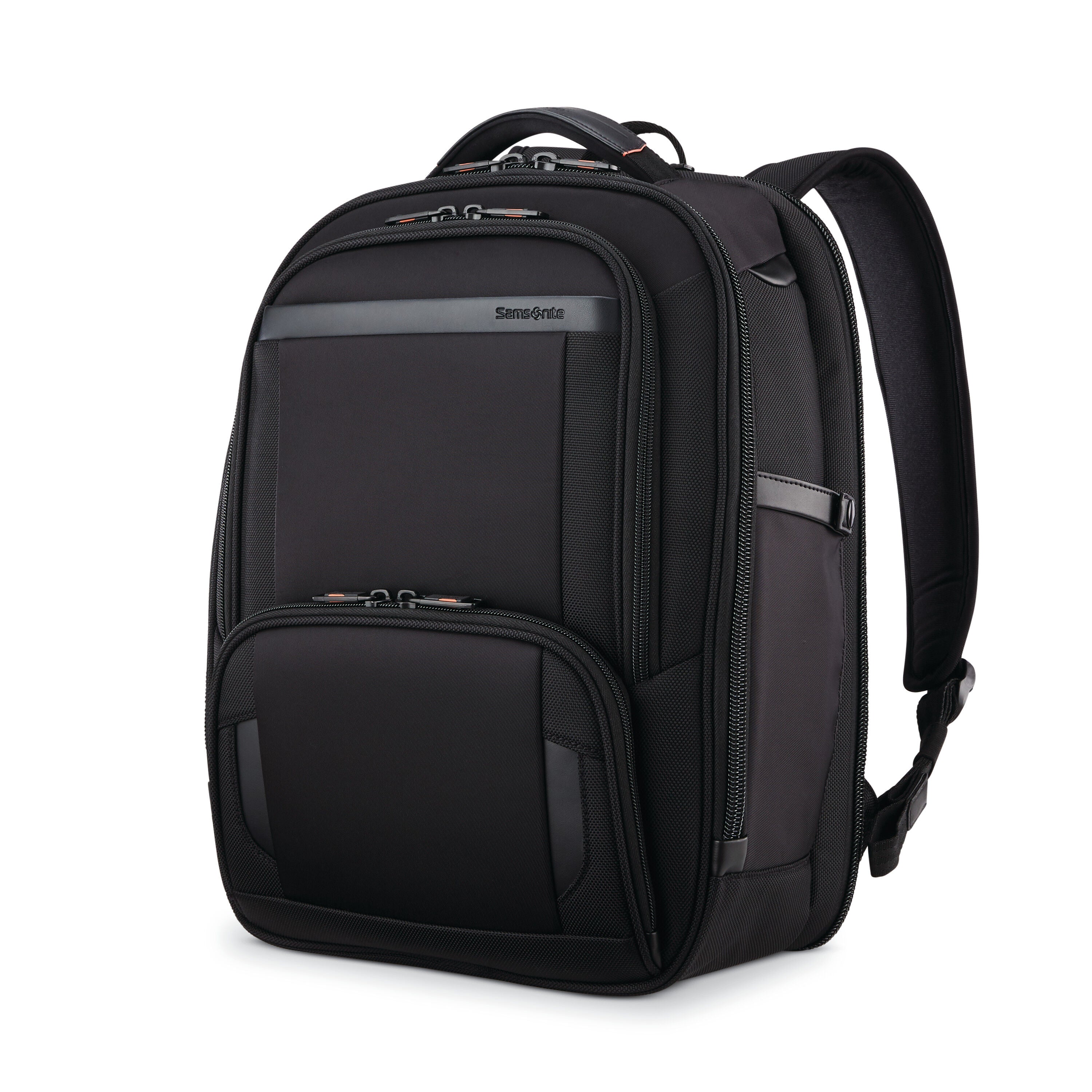 Samsonite Pro Slim Backpack - Lightweight Laptop Backpack for Men & Women, Water-Resistant Business Travel Backpack with USB Charging Port - Perfect for Work, Commute, and College