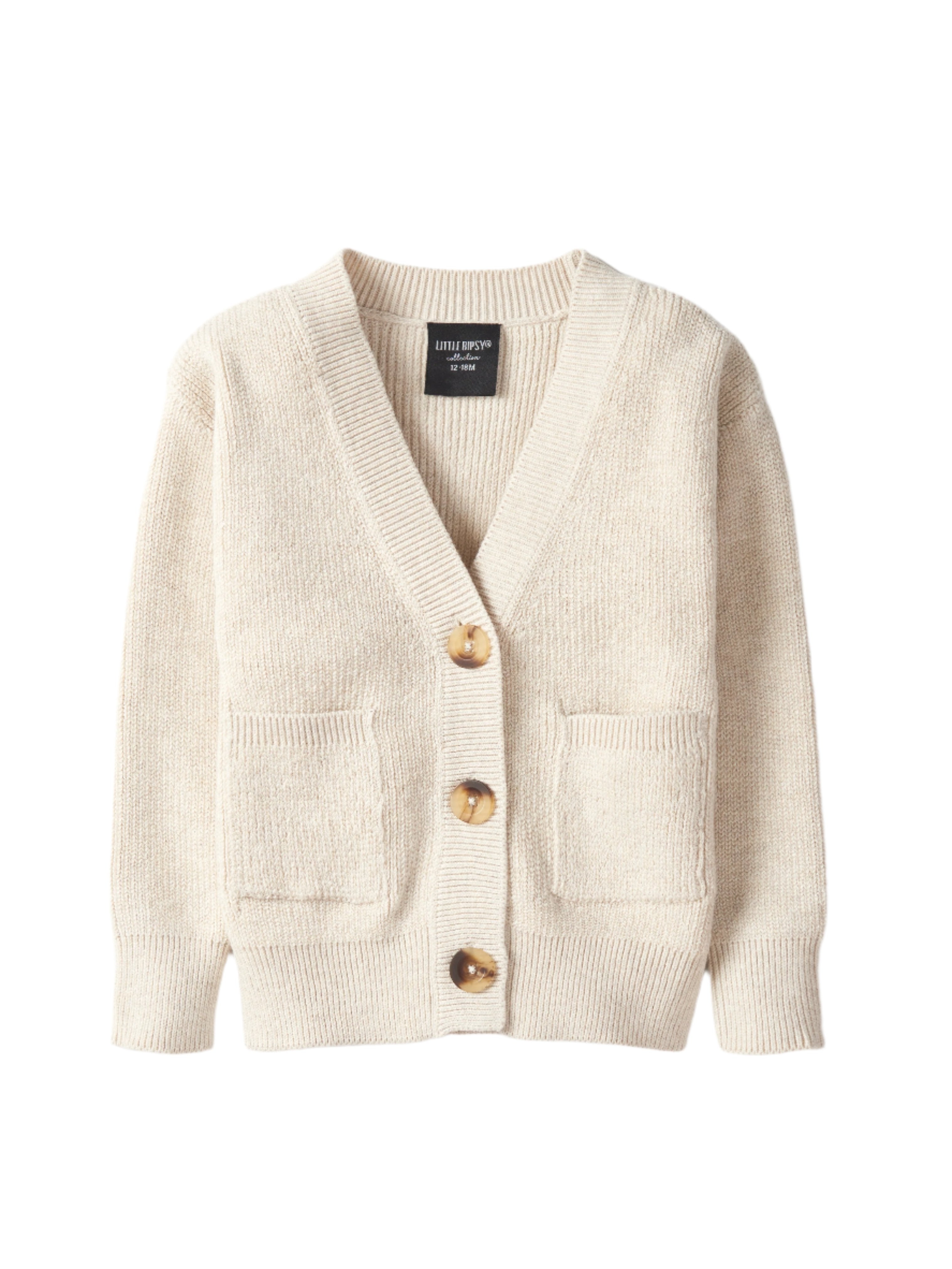 Cozy Oatmeal Knit Cardigan for Women - Soft & Warm Long Sleeve Open Front Sweater - Perfect for Fall, Winter & Layering Outfits