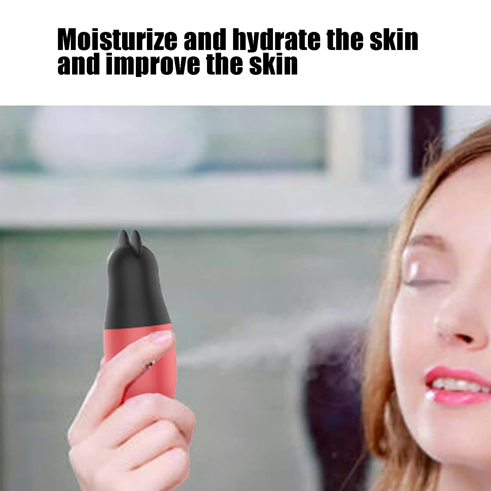 Portable USB Facial Mister & Hydrating Sprayer - Cool Mist Face Steamer for Skin Care, Makeup, Eyelash Extensions & SPA | Perfect for Travel, Gym & Daily Moisturizing